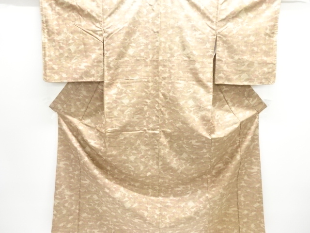 樹木模様織り出し西陣お召し着物